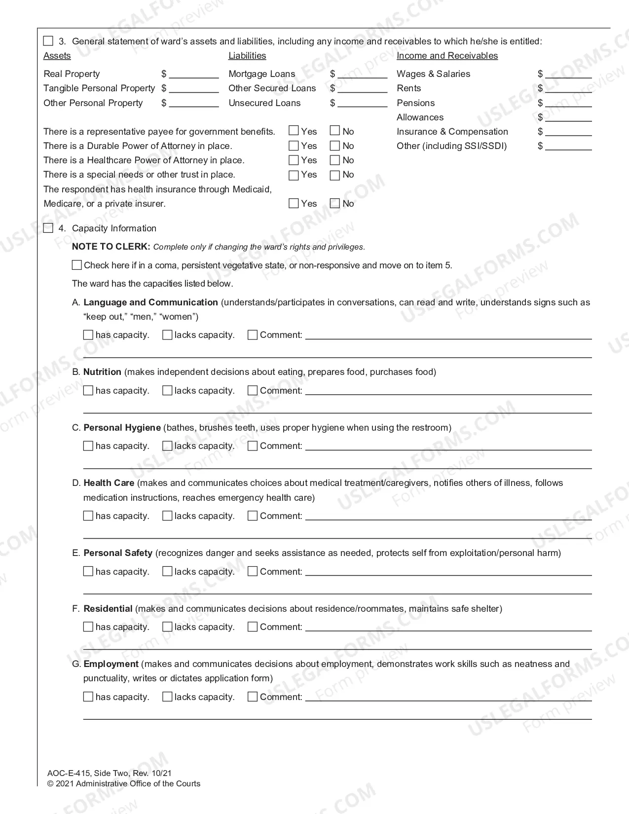 Preview Motion in the Cause to Modify Guardianship