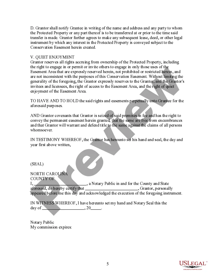 Get Conservation Easement for Habitat and Water Quality Preview Conservation Easement for Habitat and Water Quality