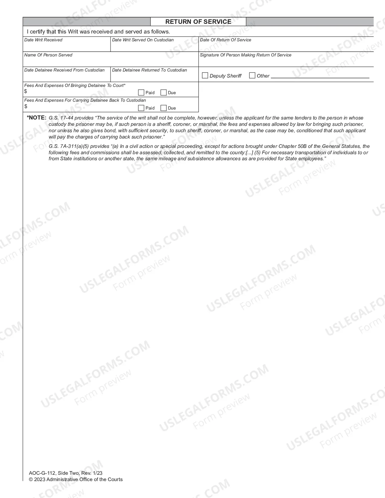 Preview Application and Writ of Habeas Corpus Ad Testificandum