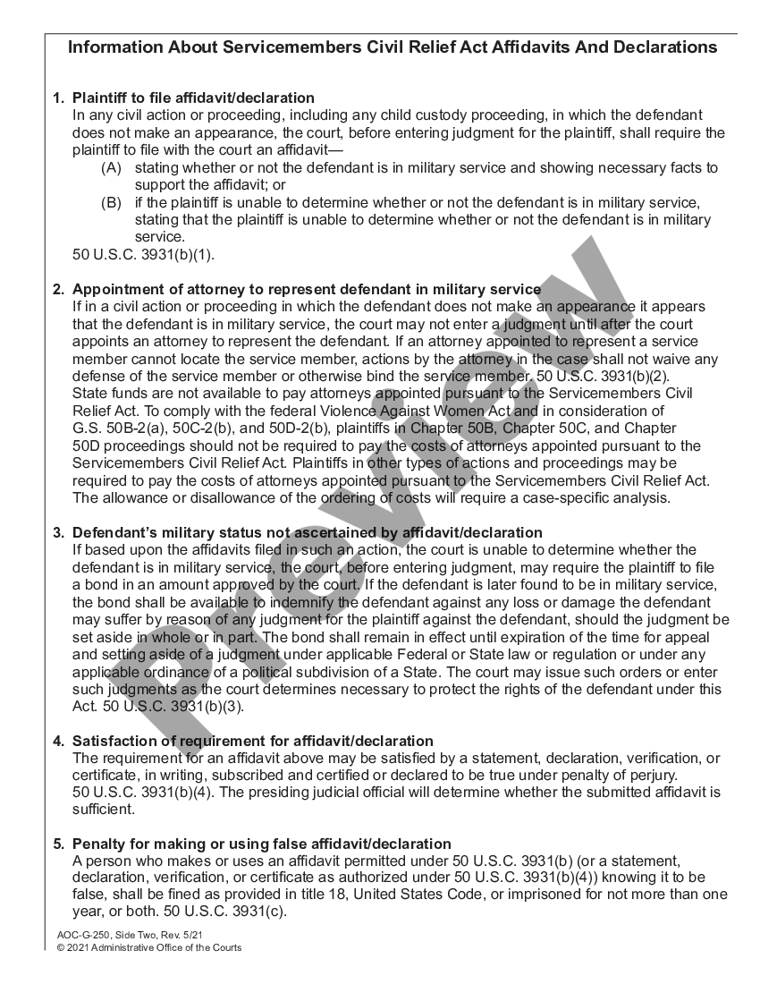 north-carolina-servicemembers-civil-relief-act-affidavit-aoc-g-250