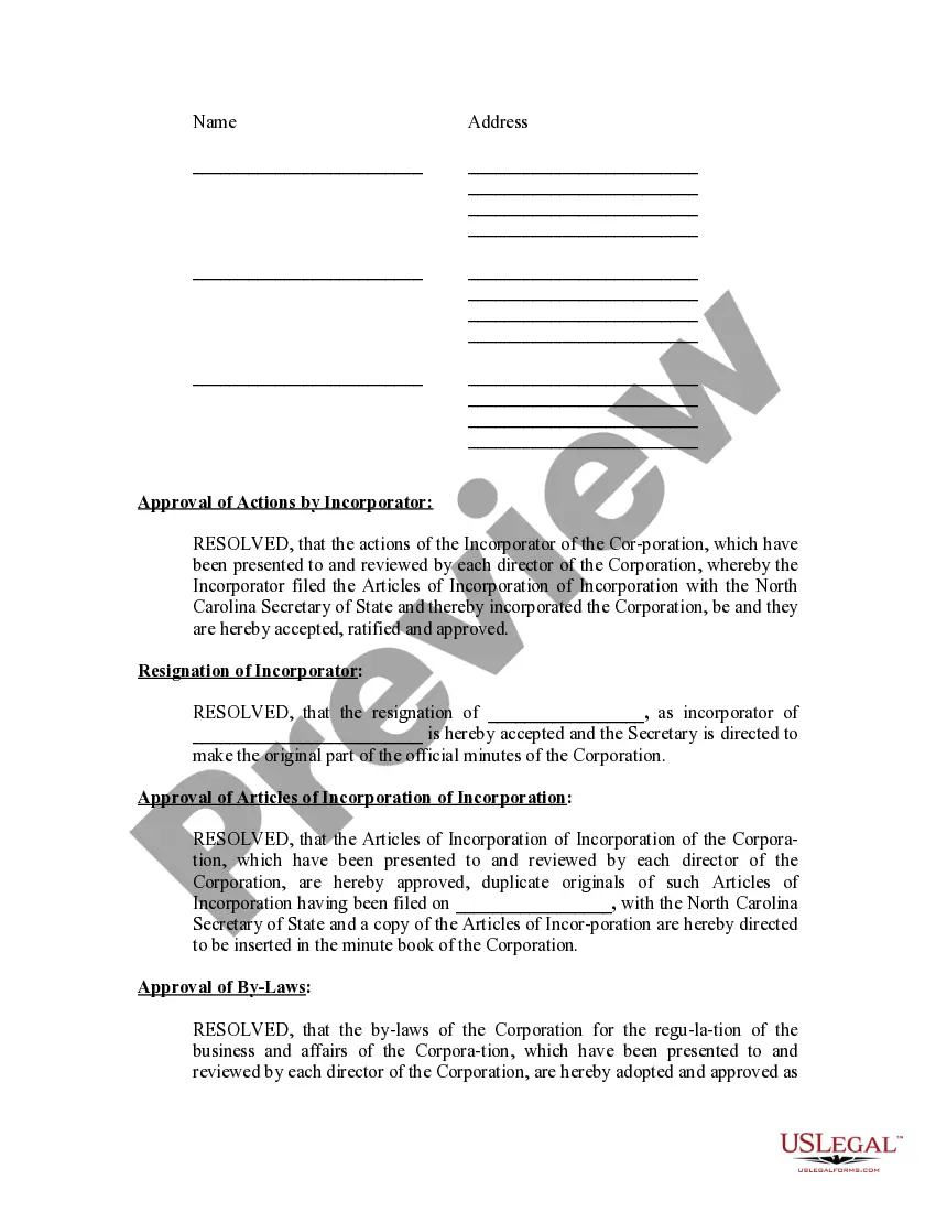 Preview Minutes for Organizational Meeting