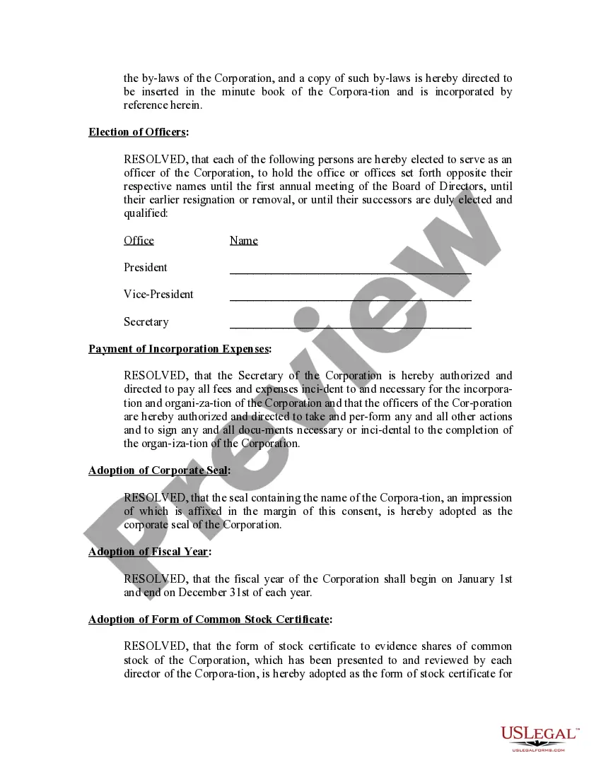 Preview Minutes for Organizational Meeting