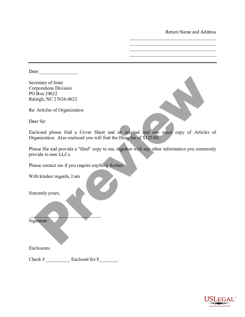 north-carolina-sample-cover-letter-for-filing-of-llc-articles-or