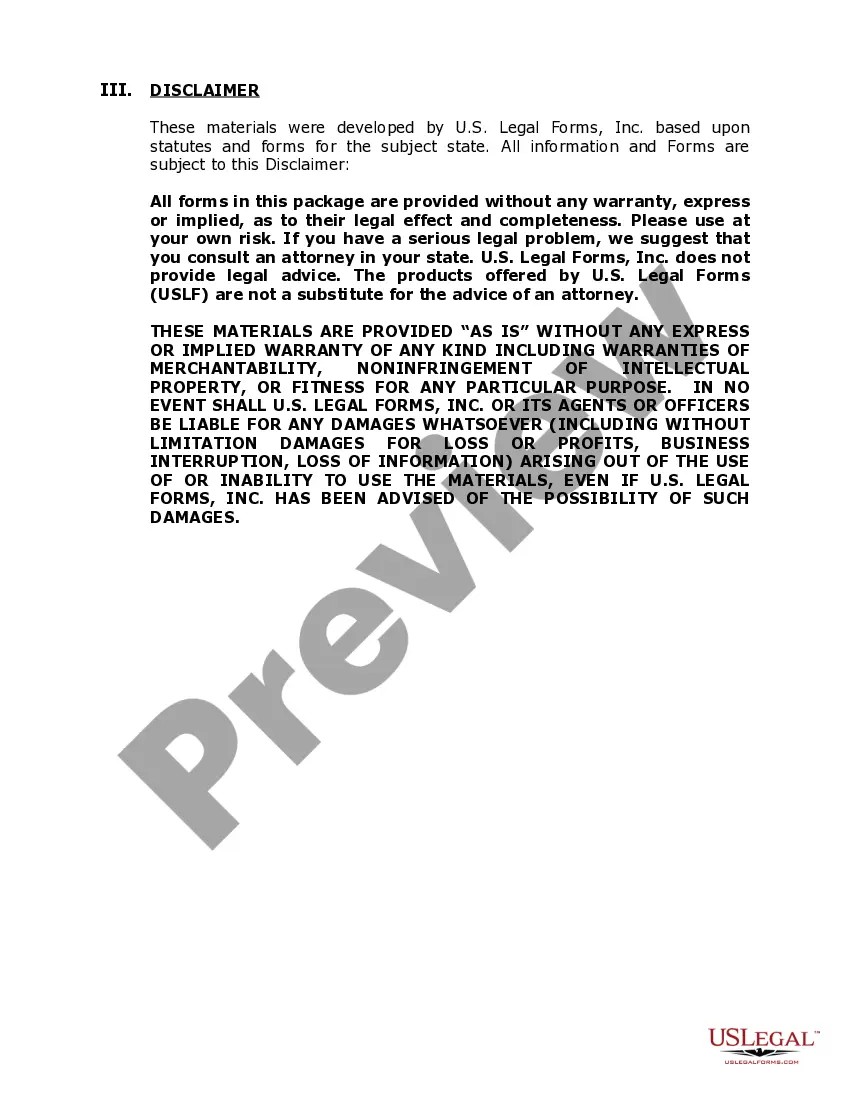 Preview North Carolina Supplemental Residential Lease Forms Package