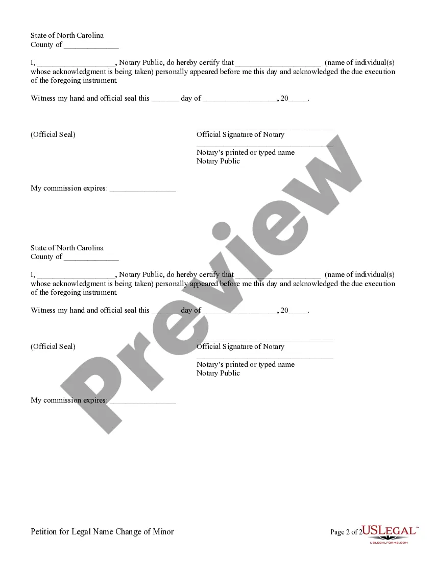 Get Petition for Legal Name Change for Minor Preview Petition for Legal Name Change for Minor