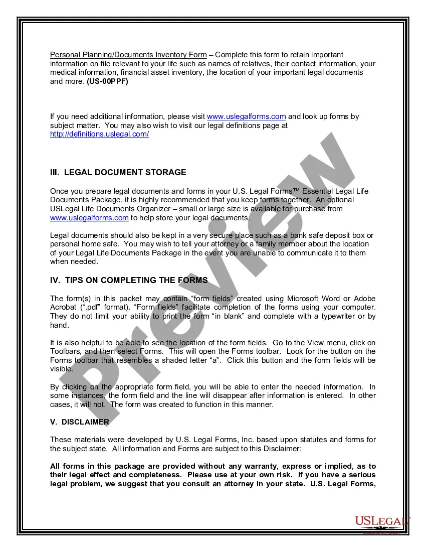 Preview North Carolina Essential Legal Life Documents for New Parents