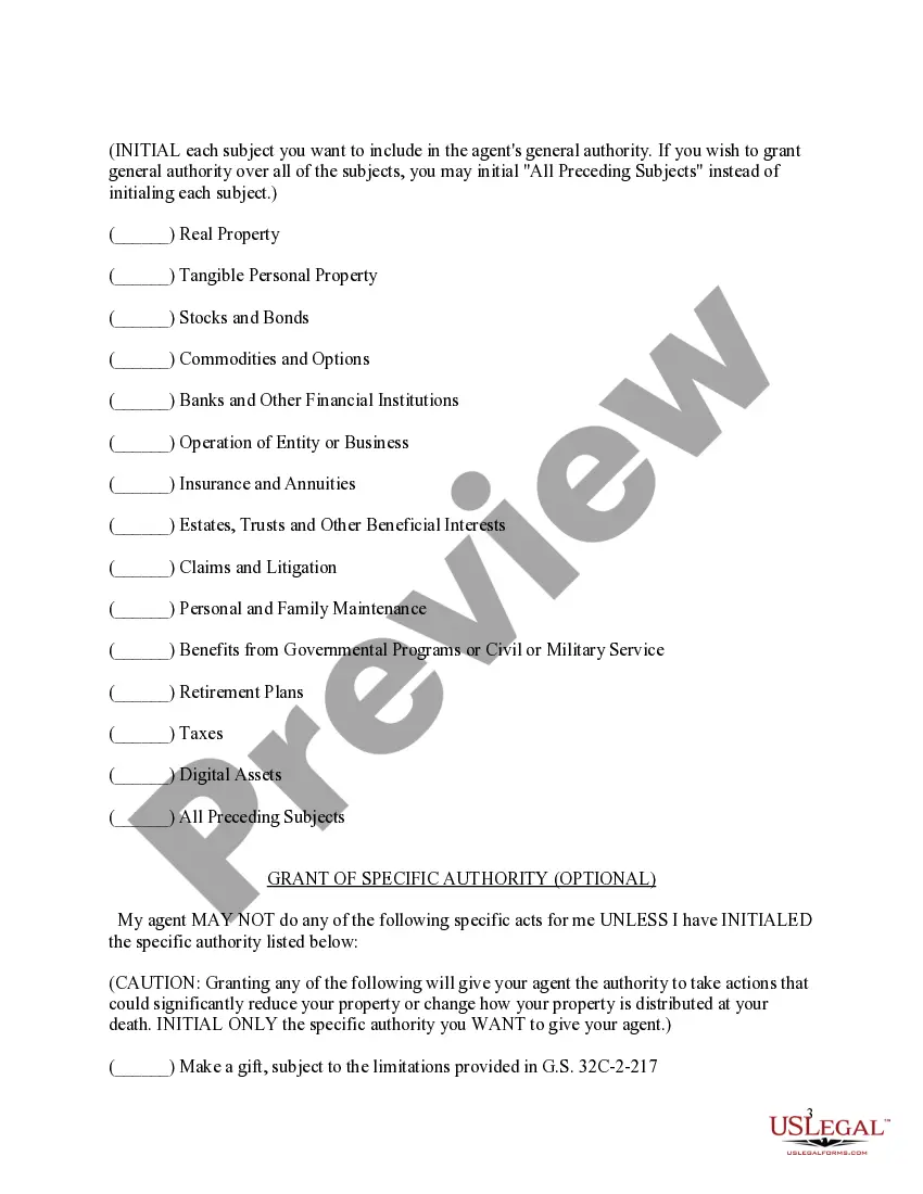 Get Statutory Short Form of General Power of Attorney Preview Statutory Short Form of General Power of Attorney