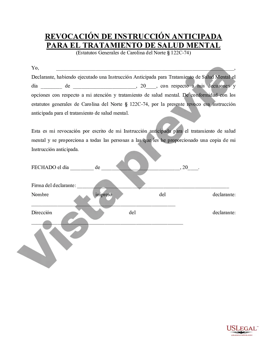 Preview Revocación de poder notarial para atención de salud mental
