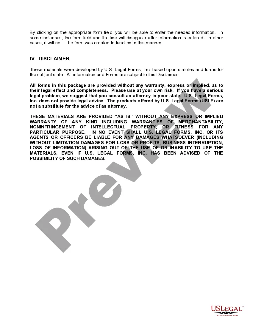 Preview North Carolina Construction or Mechanics Lien Package - Individual