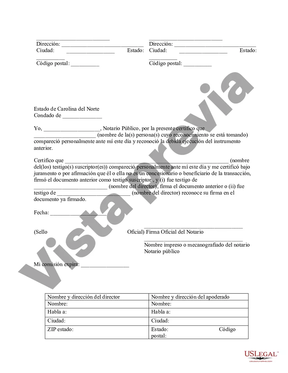 Preview Poder especial duradero para asuntos de cuentas bancarias