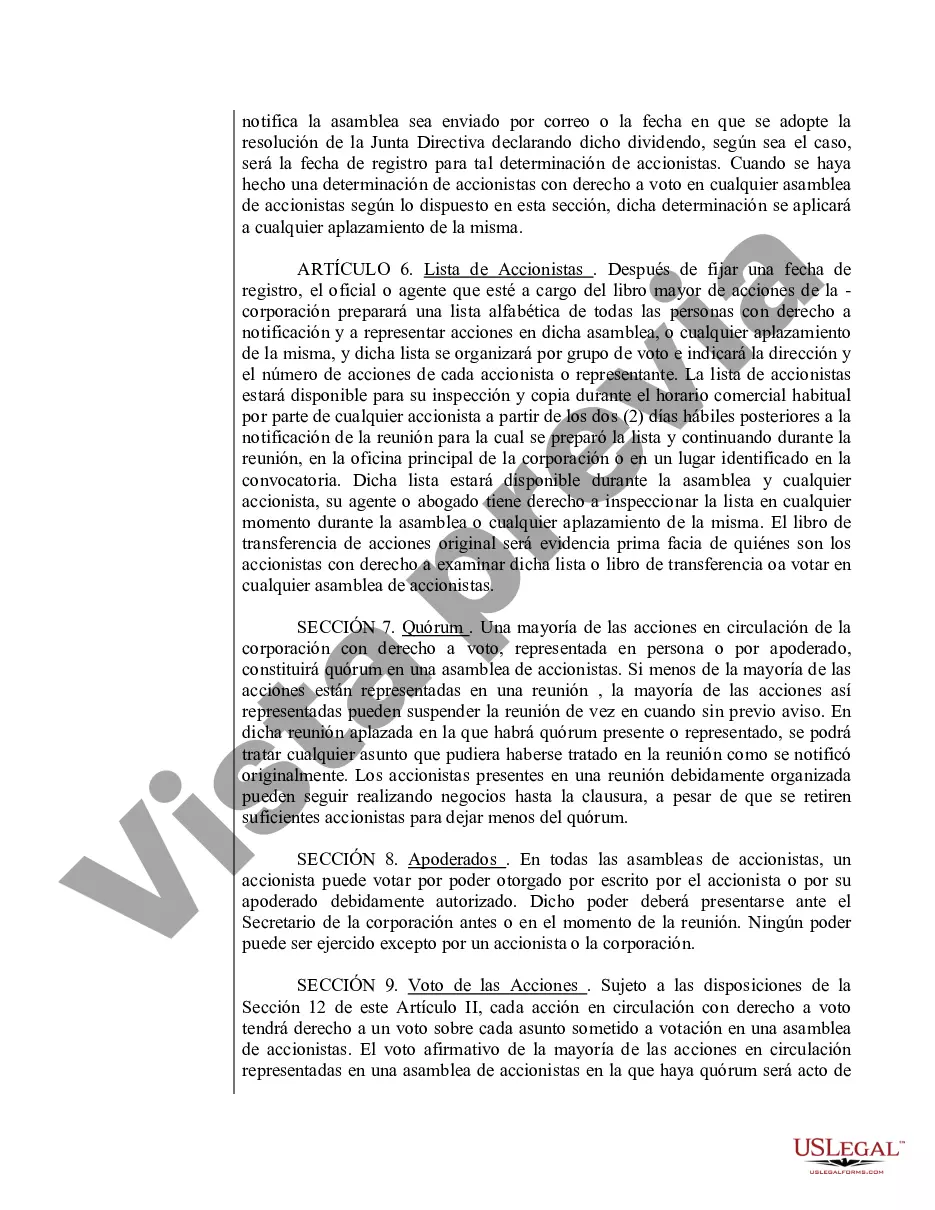 Preview Modelo de estatutos para una corporación profesional de Carolina del Norte