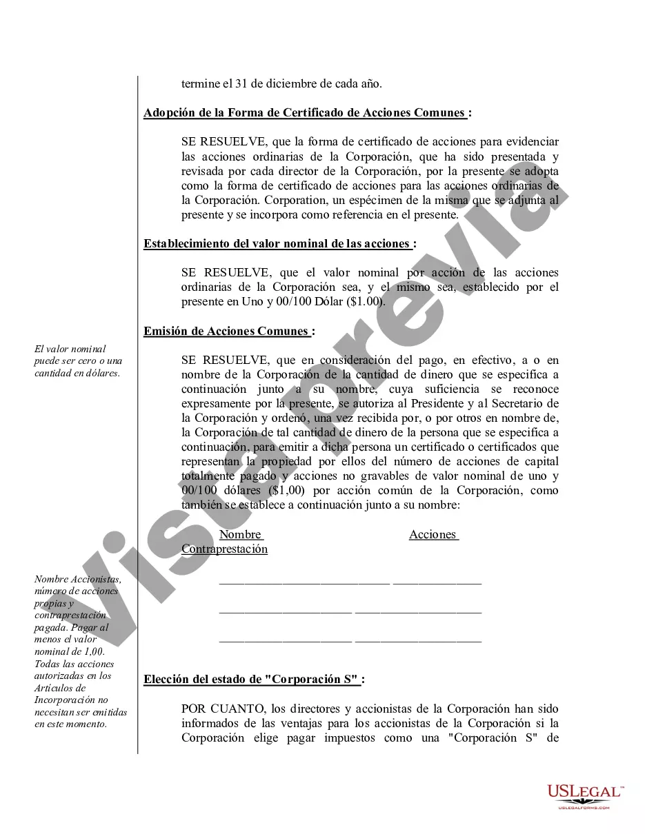 Preview Actas organizativas para una corporación profesional de Carolina del Norte