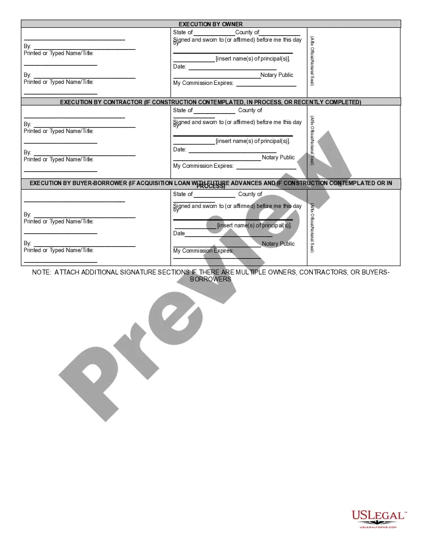 Preview Owner/Borrower/Contractor Affidavit and Indemnification Agreement