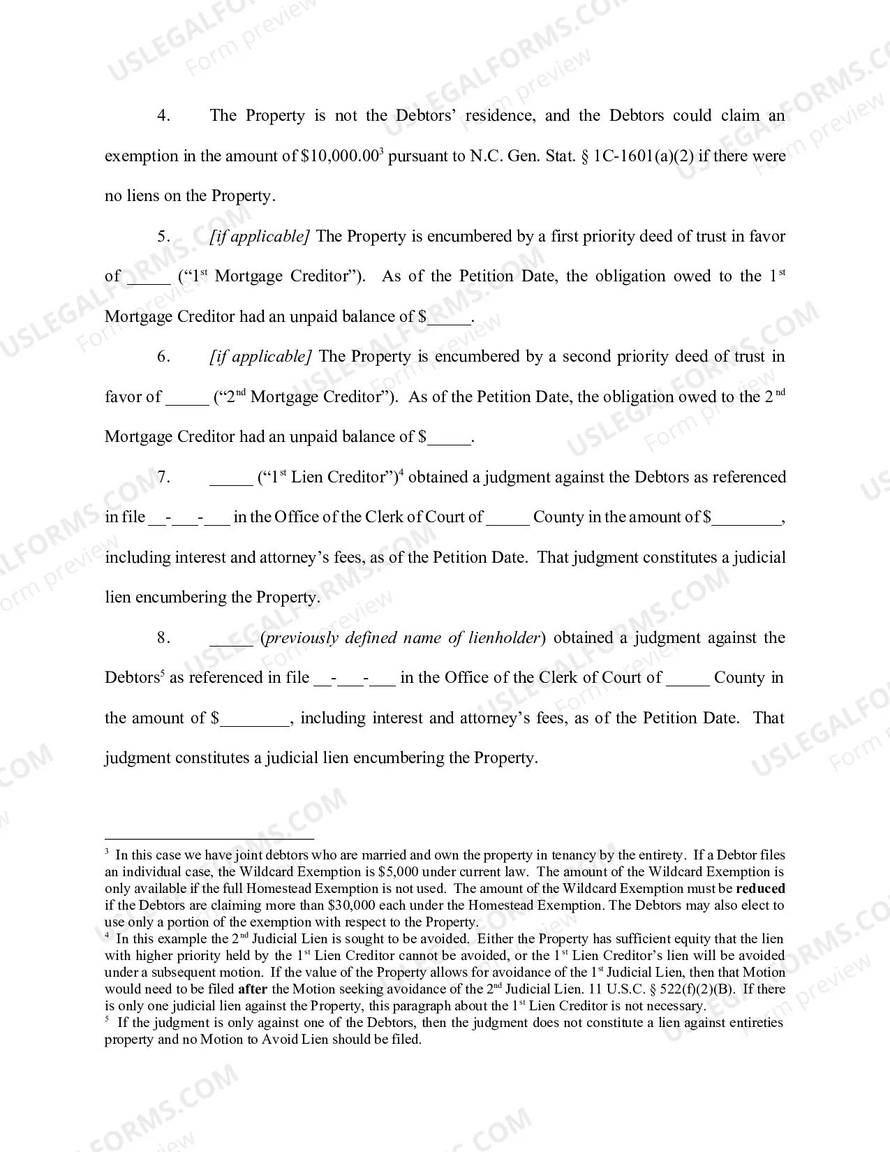 Preview Joint Debtors - Entireties Ownership - Wildcard Exemption - Full Avoidance