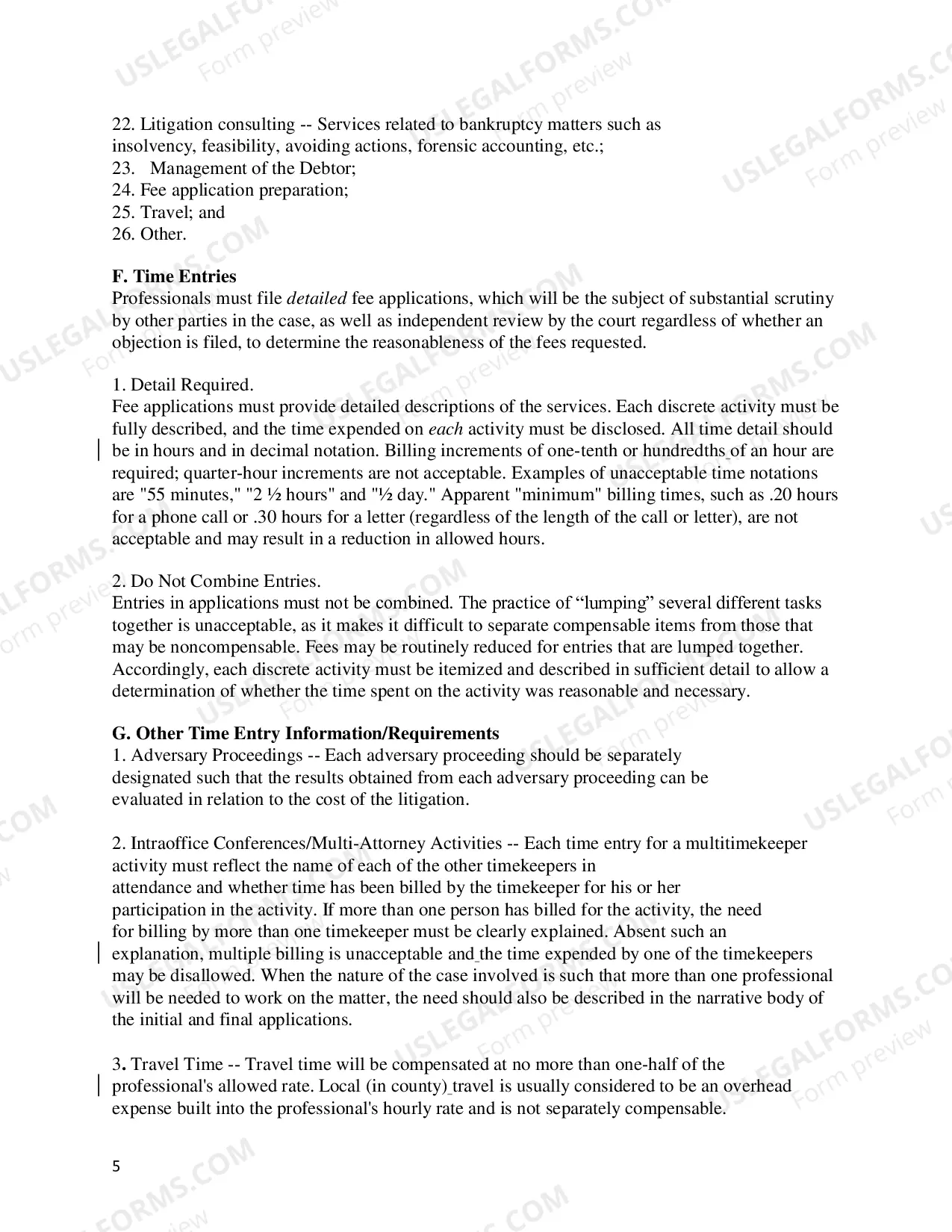 Preview Chapter 11 Fee Application Guidelines --Revised:02/2013)