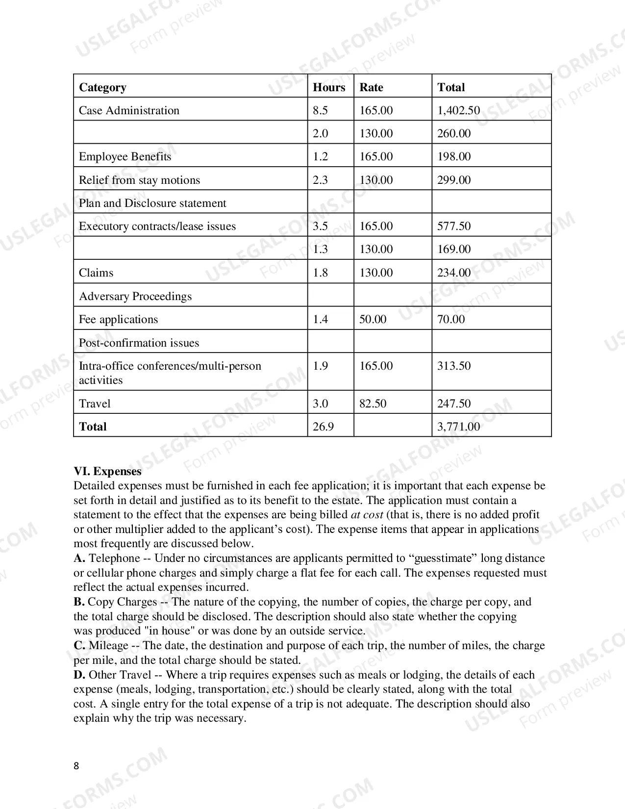 Preview Chapter 11 Fee Application Guidelines --Revised:02/2013)