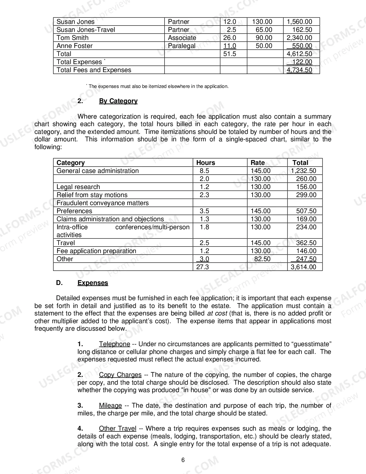 Preview Chapter 7 Fee Application Guidelines --Revised:01/1998)