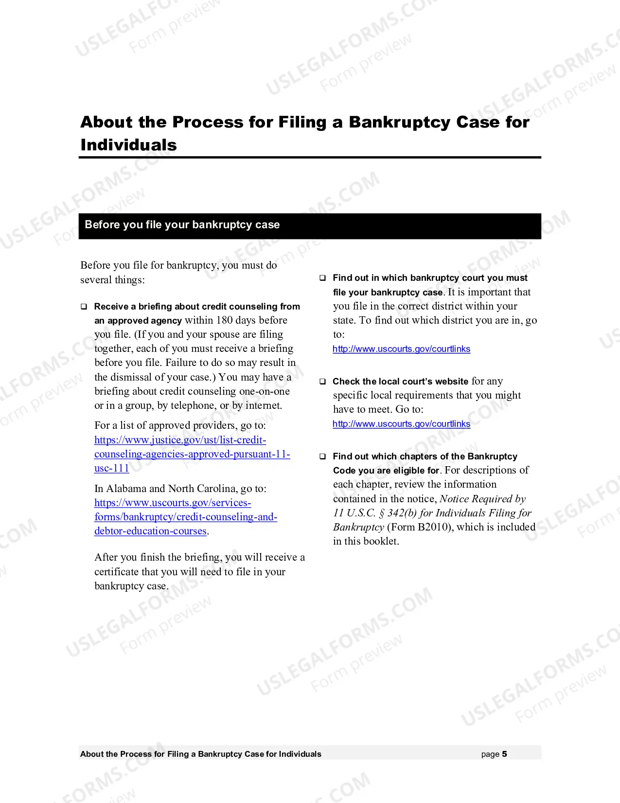 Preview Adversary Proceeding - Instructions