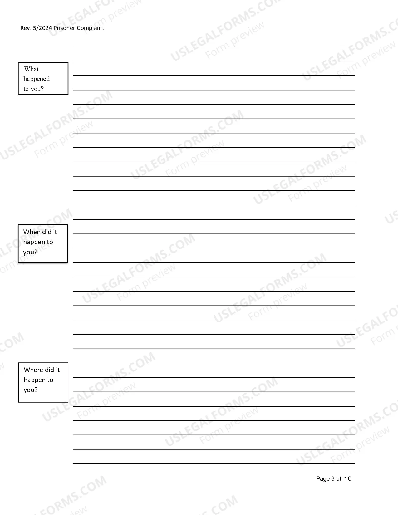 Preview Complaint