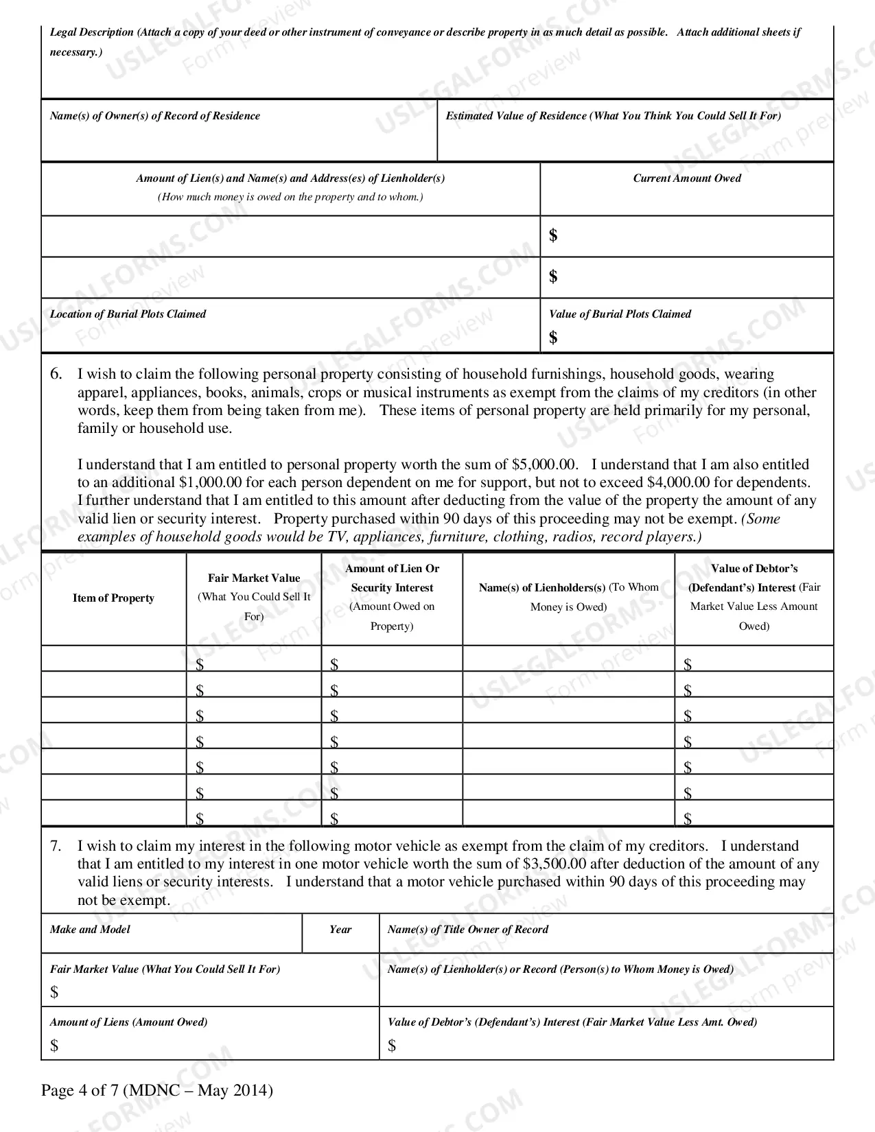 Preview Execution Form