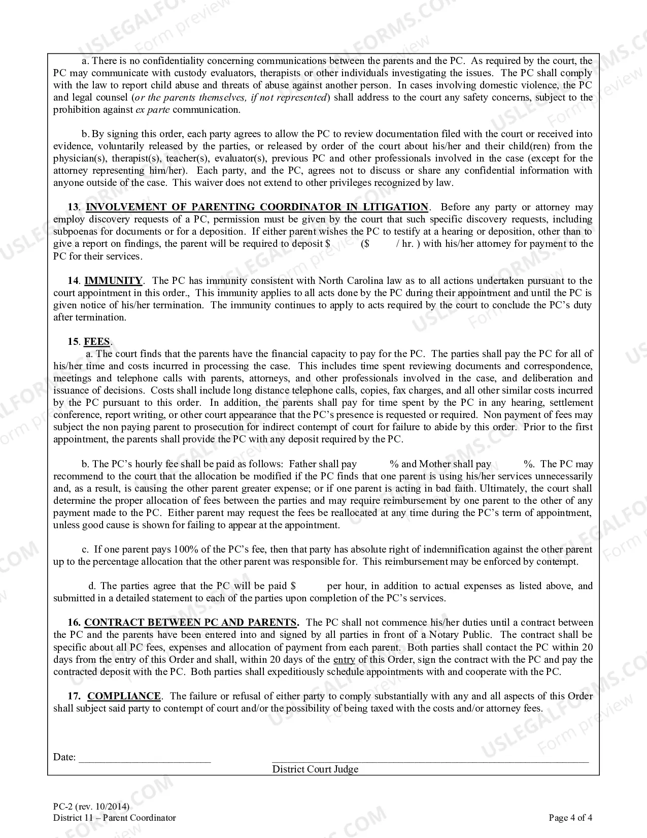 Preview Consent Order Appointing Parenting Coordinator