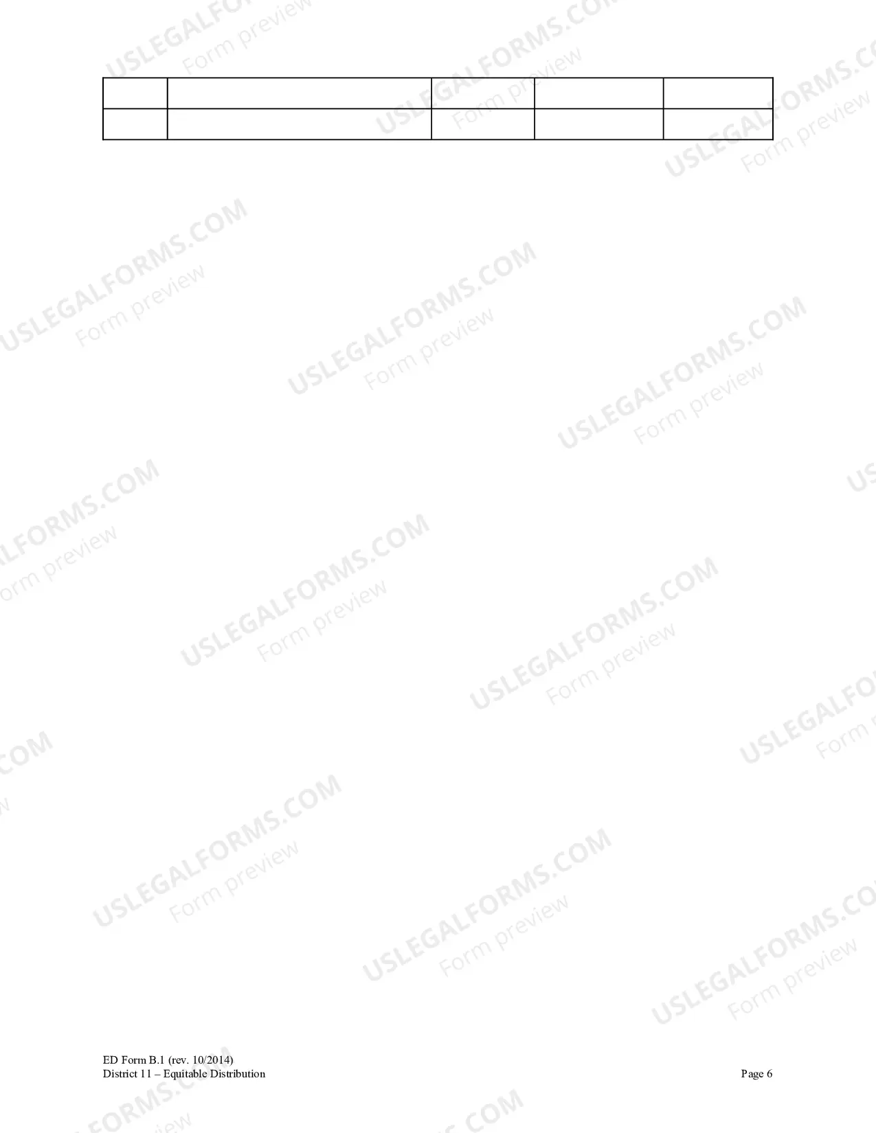 Preview Equitable Distribution Inventory Affidavit