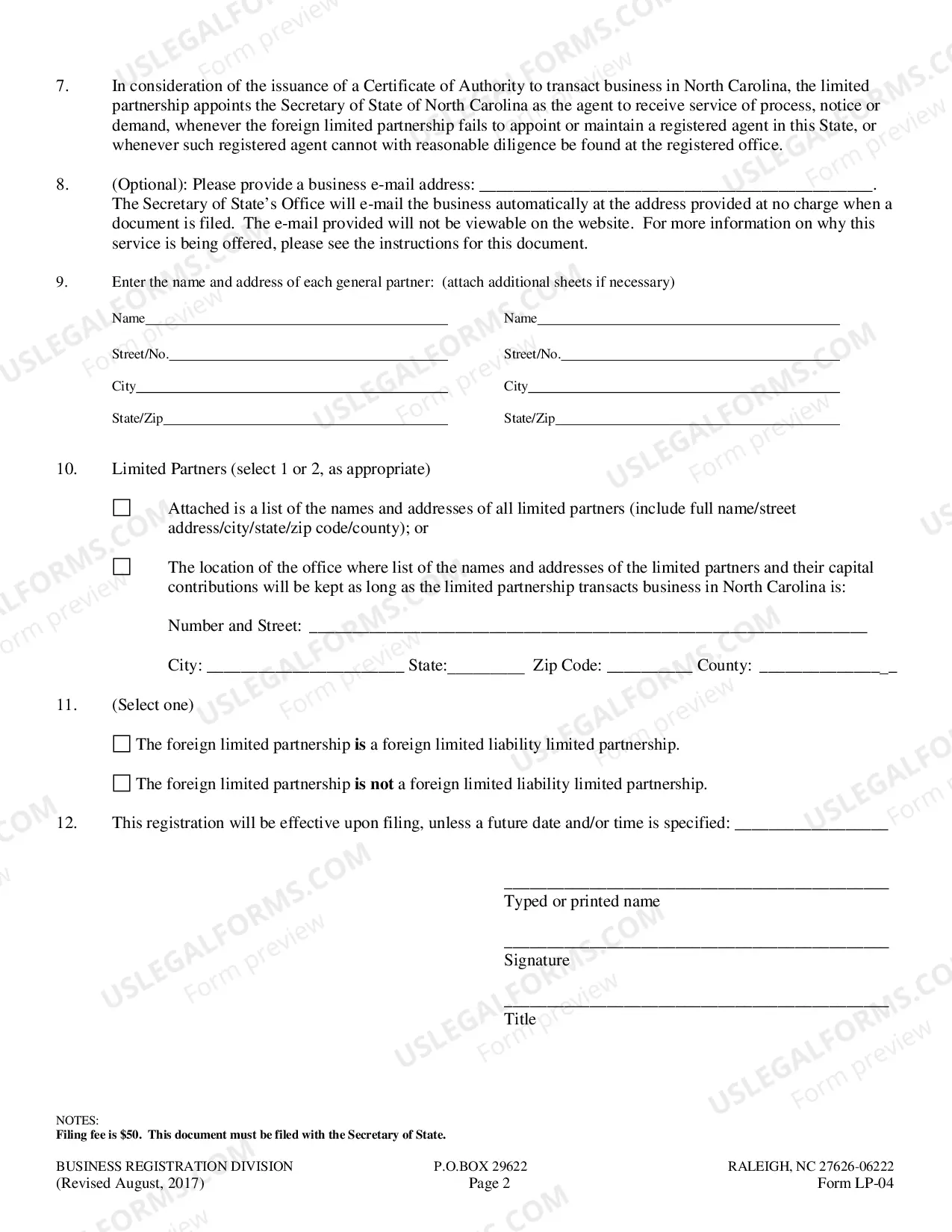 Preview Application For Registration Foreign Registered Limited Liability Partnership