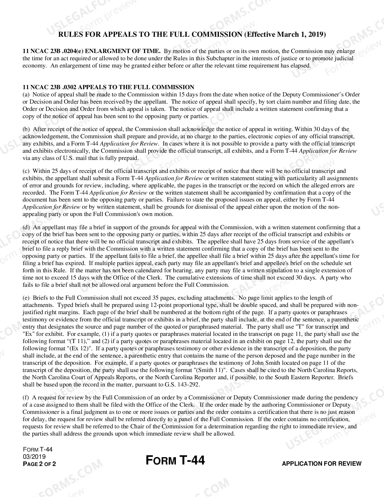 Preview Application for Review for Workers' Compensation