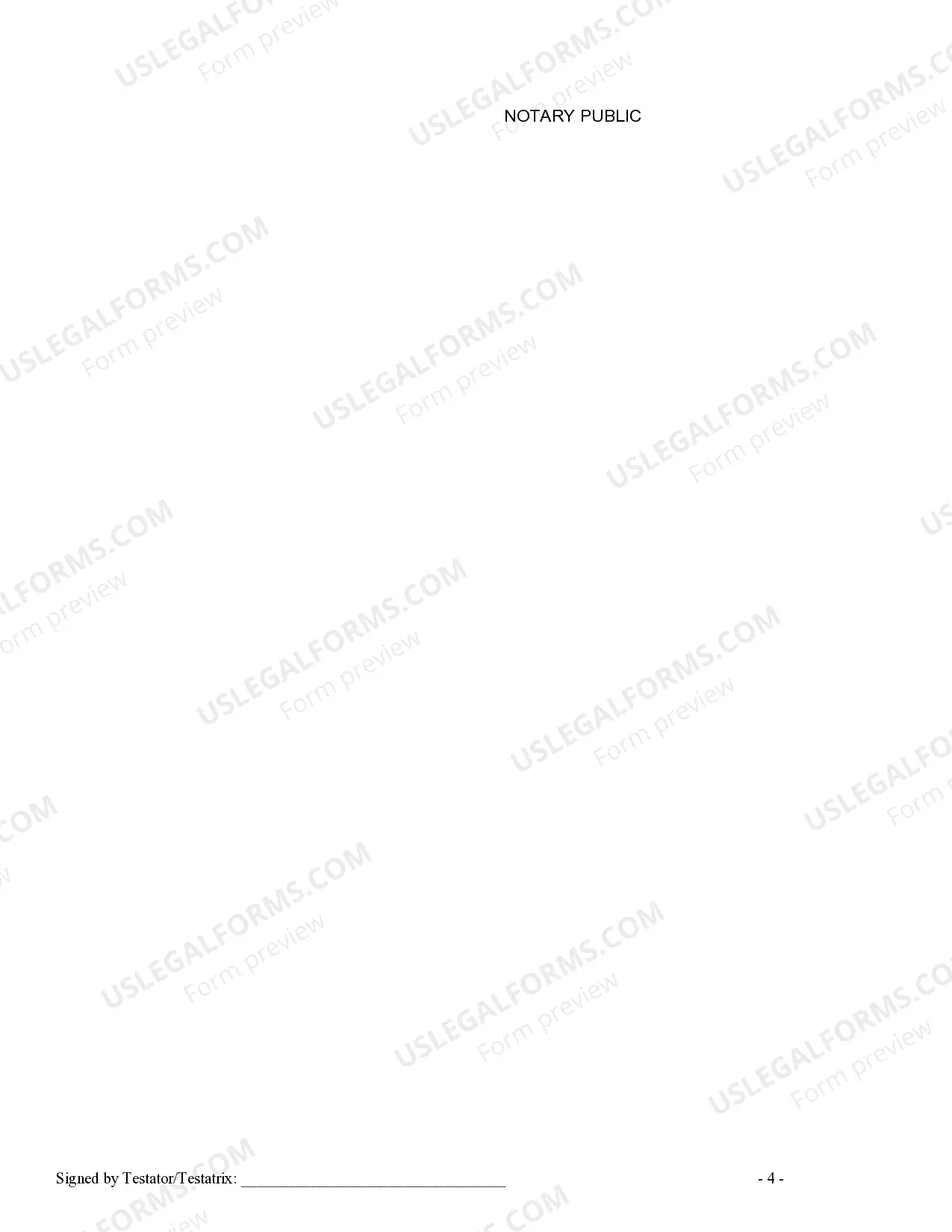 Preview Written Revocation of Will