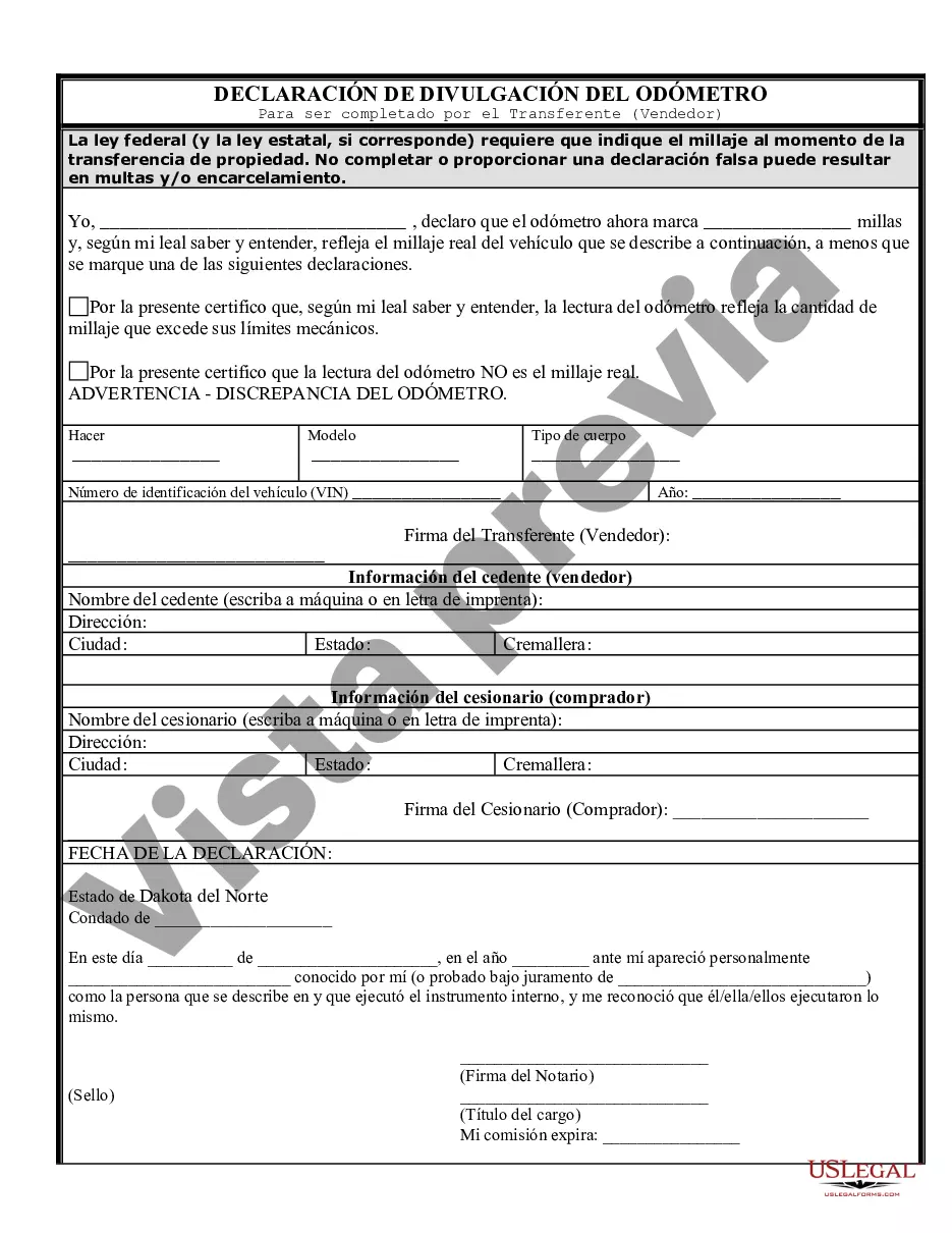 Preview Factura de venta de automóvil y estado de cuenta del odómetro para la venta tal como está