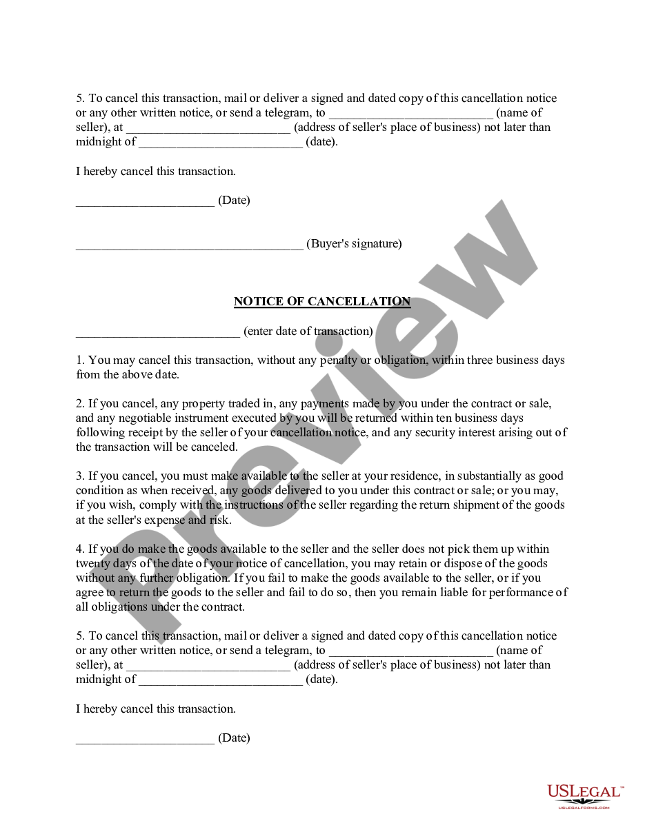 page 6 HVAC Contract for Contractor preview