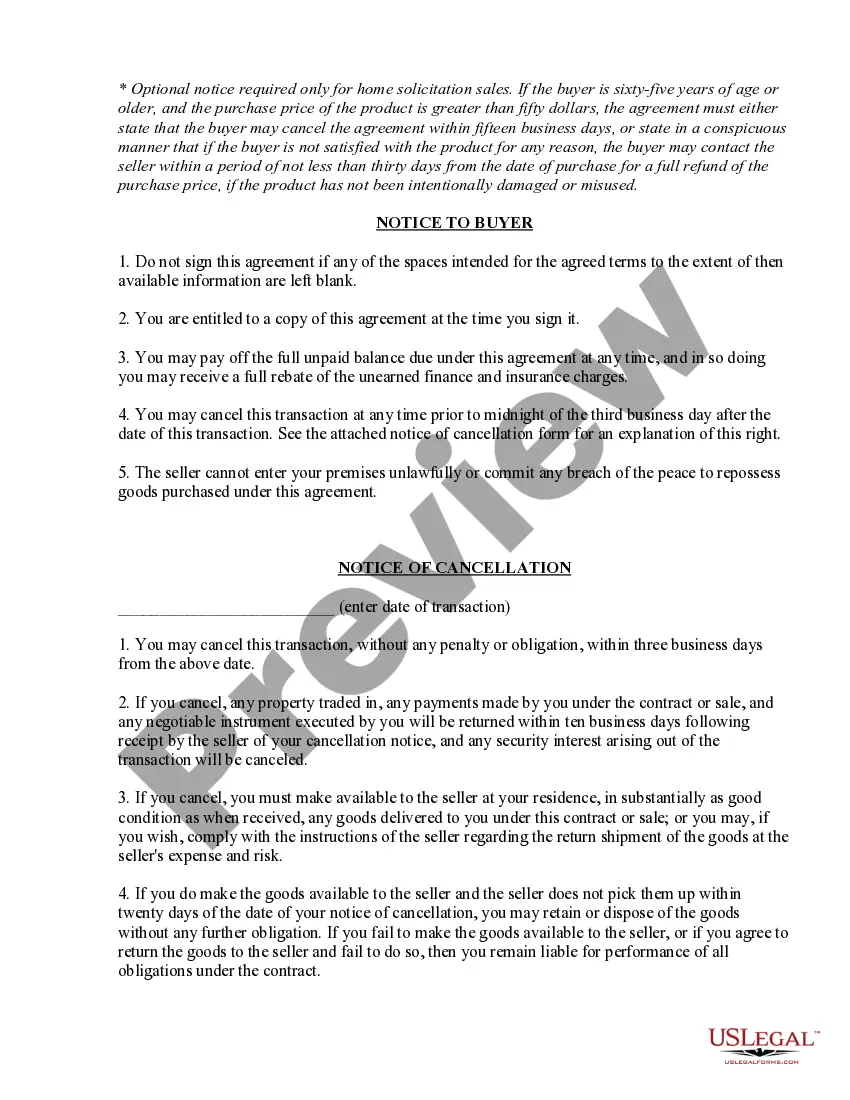 Preview Security Contract for Contractor