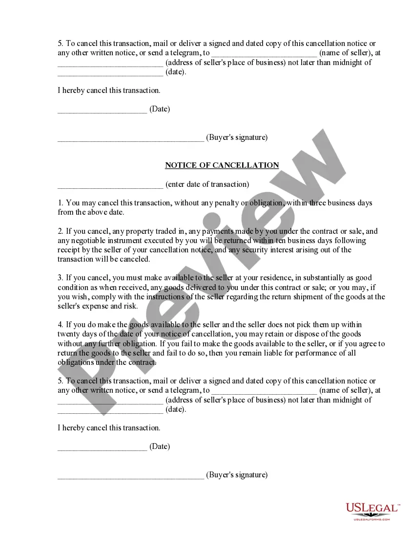 Preview Security Contract for Contractor