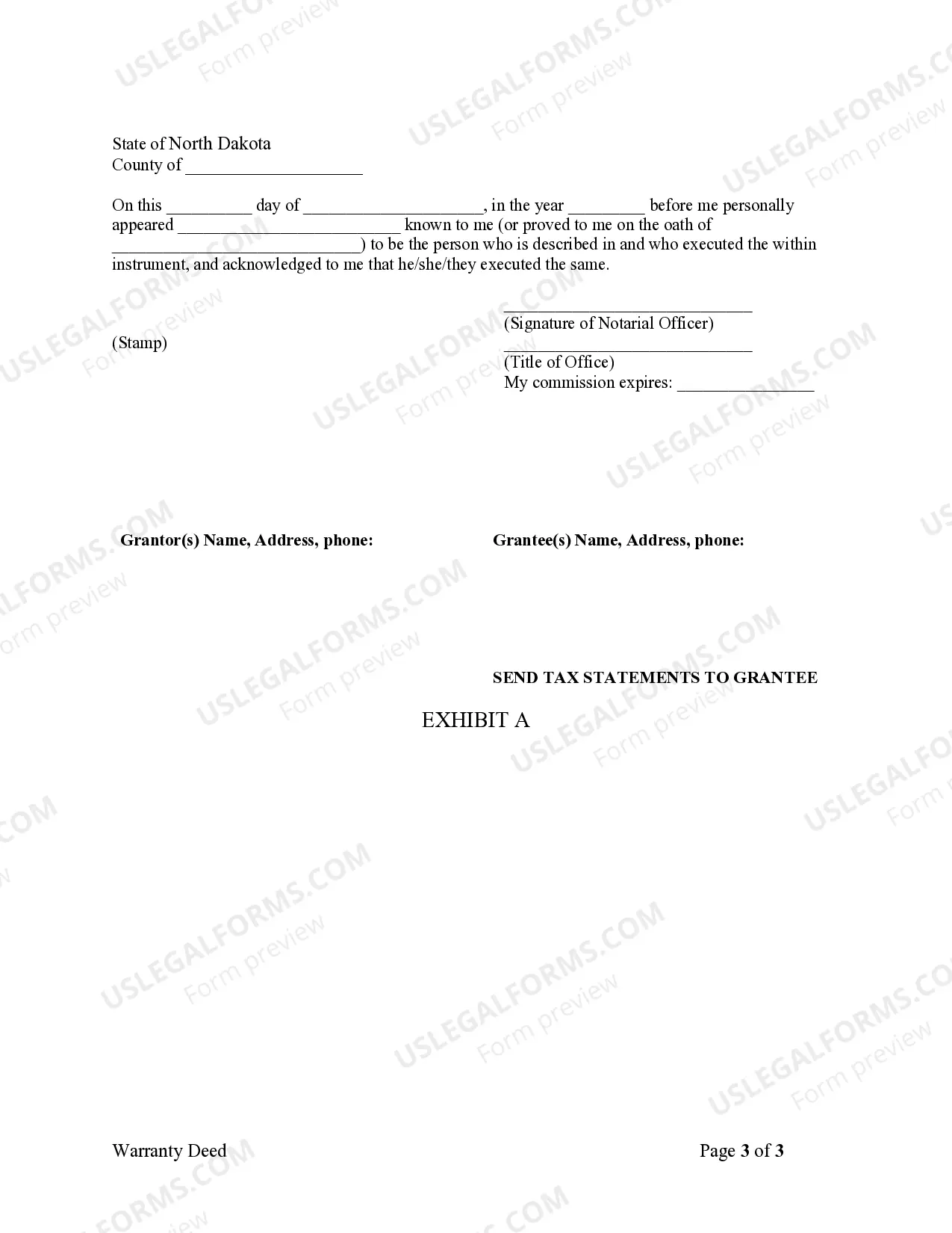 Preview Warranty Deed from Husband and Wife to a Trust