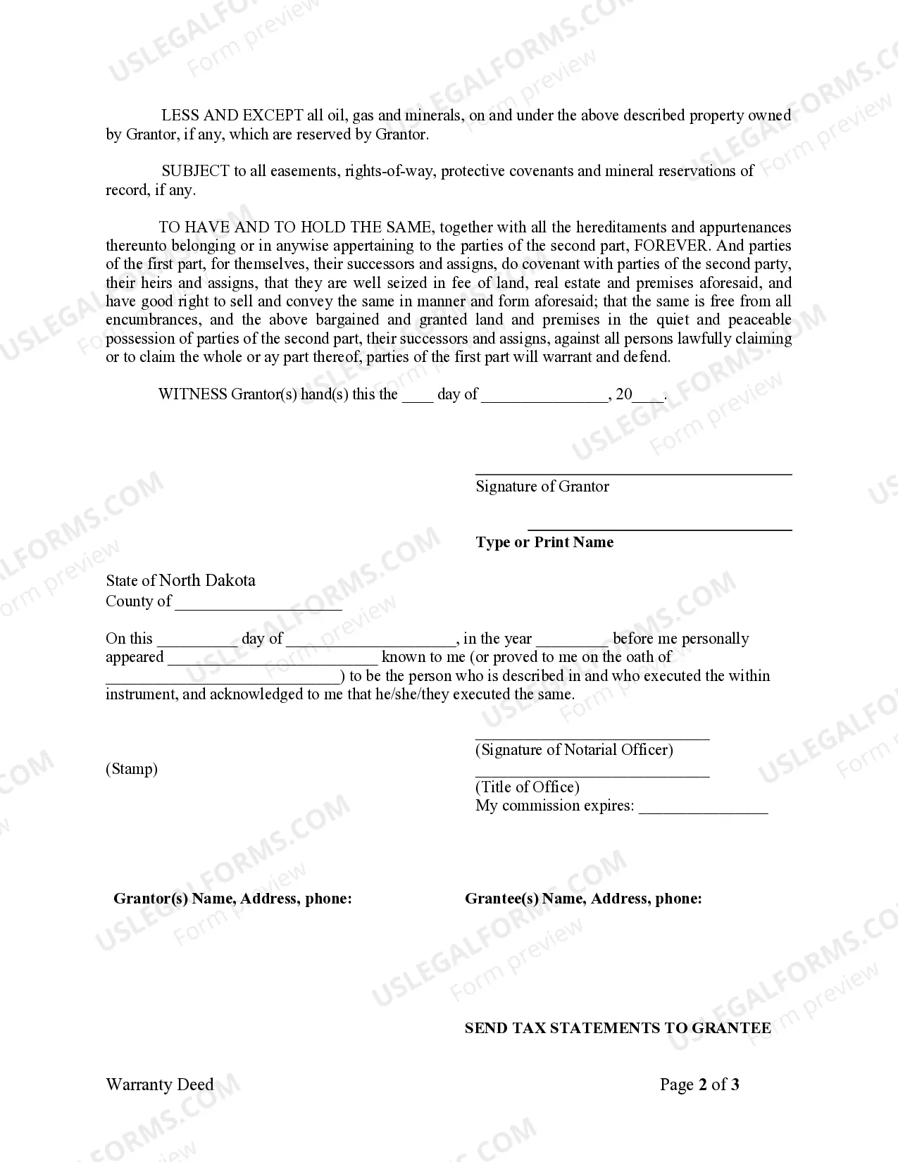 Preview Warranty Deed from Husband to Himself and Wife