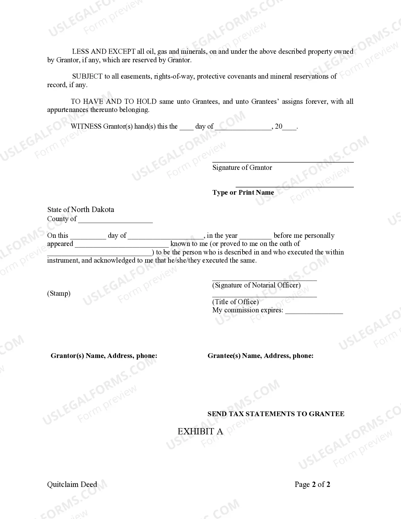 Preview Quitclaim Deed from Husband to Himself and Wife