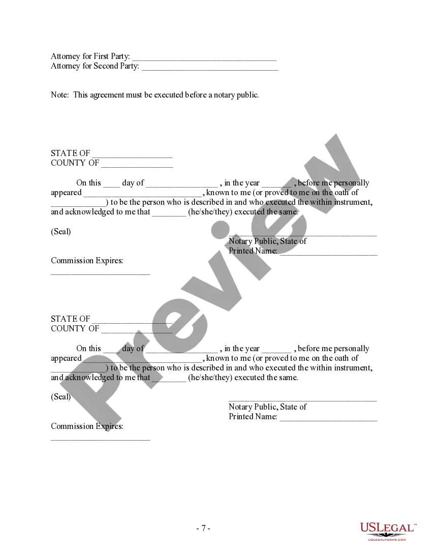Preview Postnuptial Property Agreement