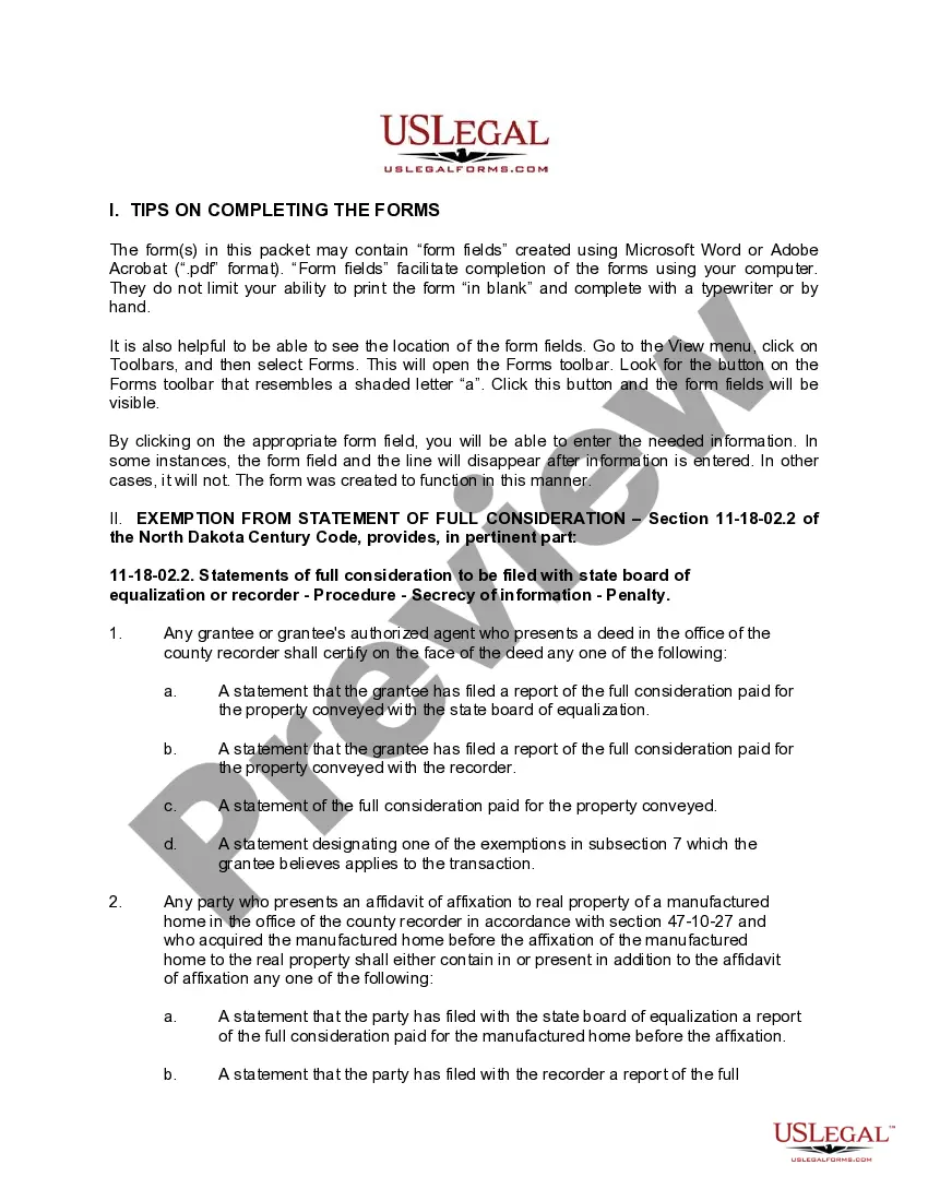 Preview Quitclaim Deed from Husband and Wife to an Individual