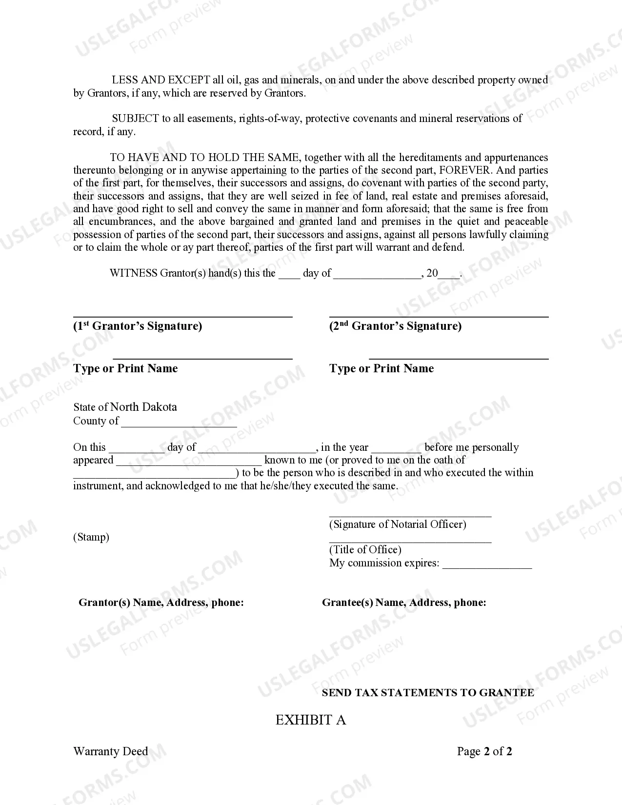 Preview Warranty Deed from Husband and Wife to an Individual