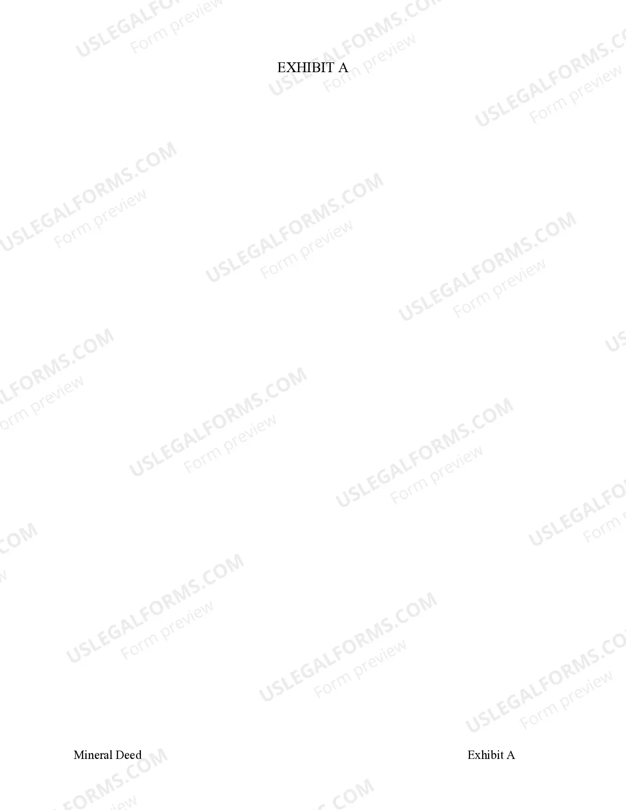 Preview Mineral Deed - Individual to Individual