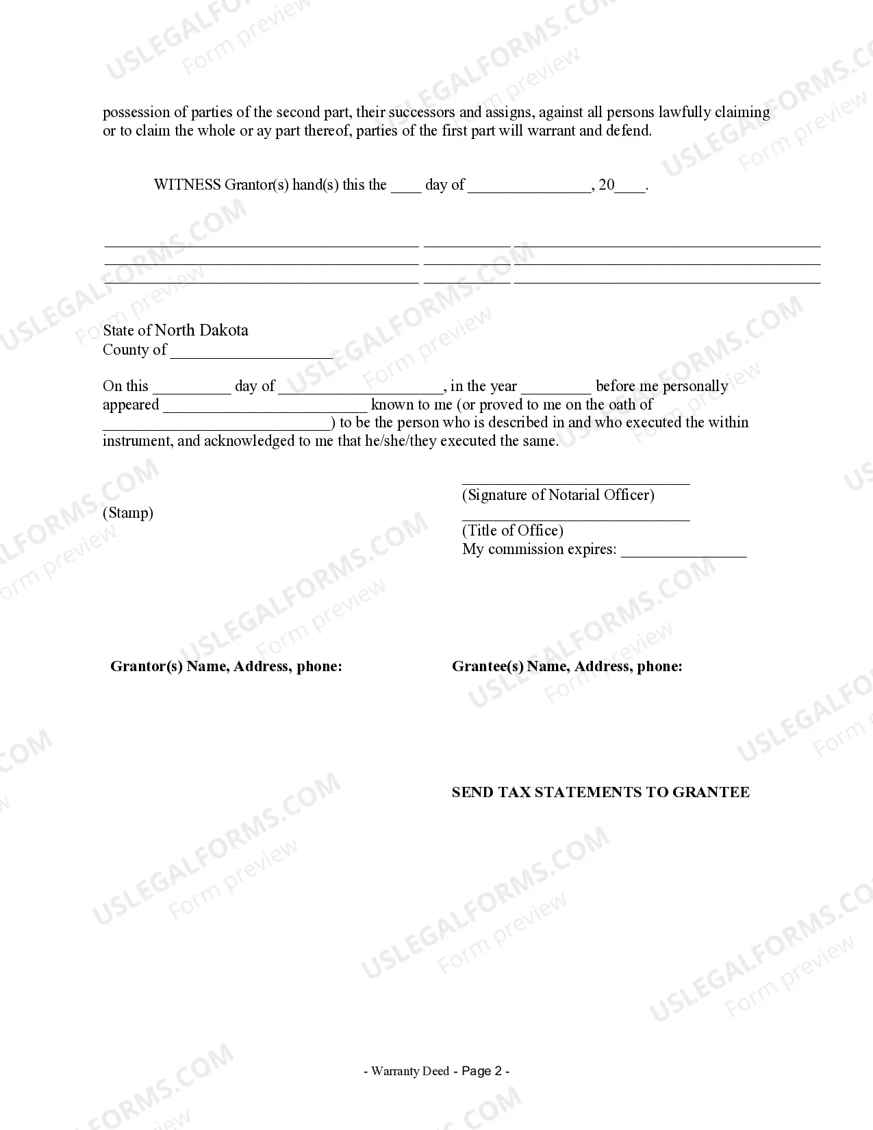 Preview Warranty Deed from Individual to Individual