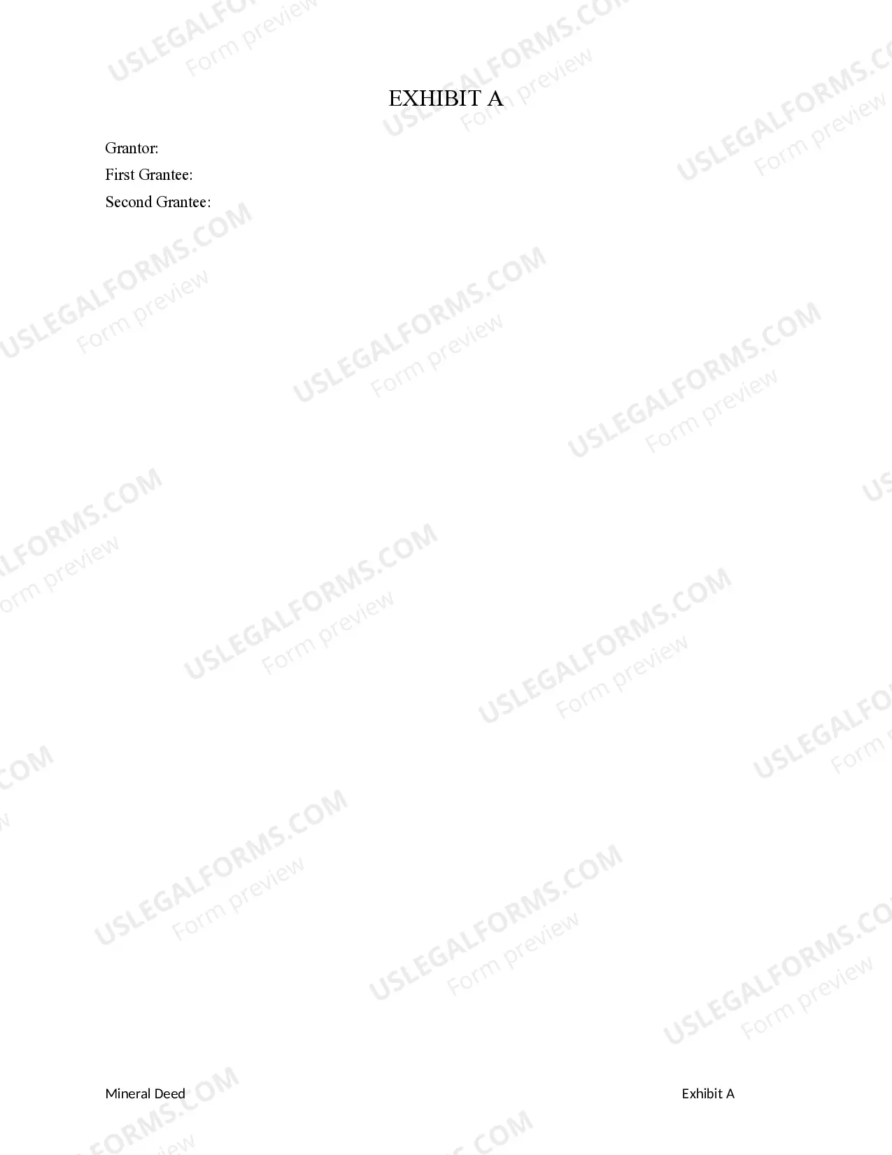 Preview Oil, Gas, and Mineral Deed from an Individual to Two Individuals