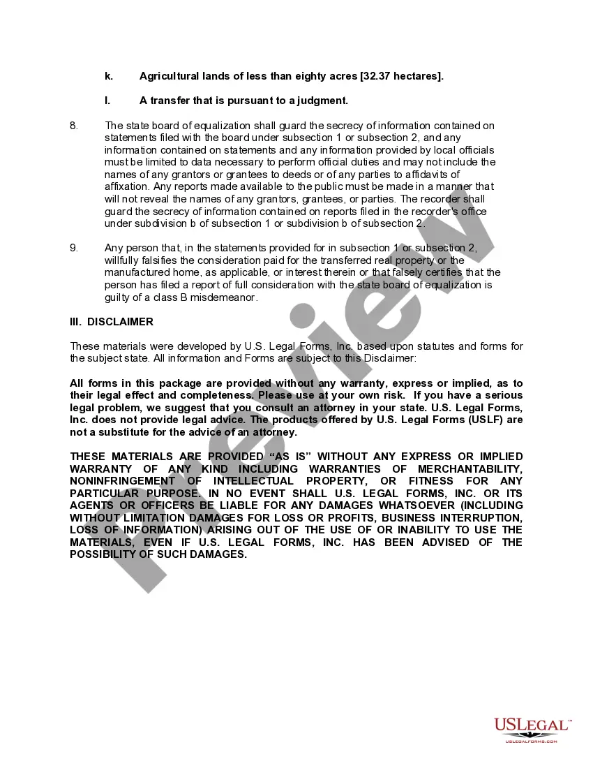 Preview Warranty Deed from Six Individuals (multiple jurisdictions) to One Individual