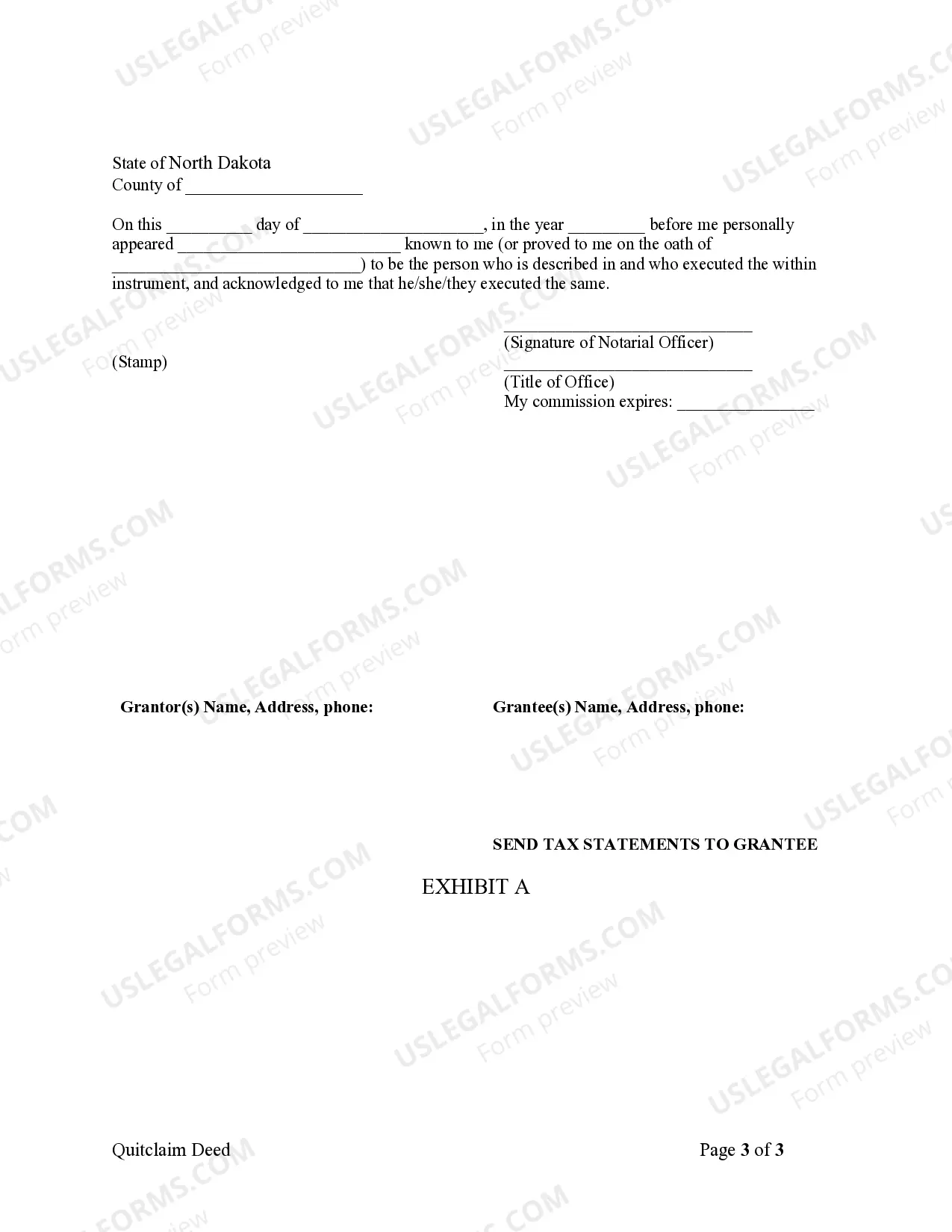 Preview Quitclaim Deed by Two Individuals to Husband and Wife