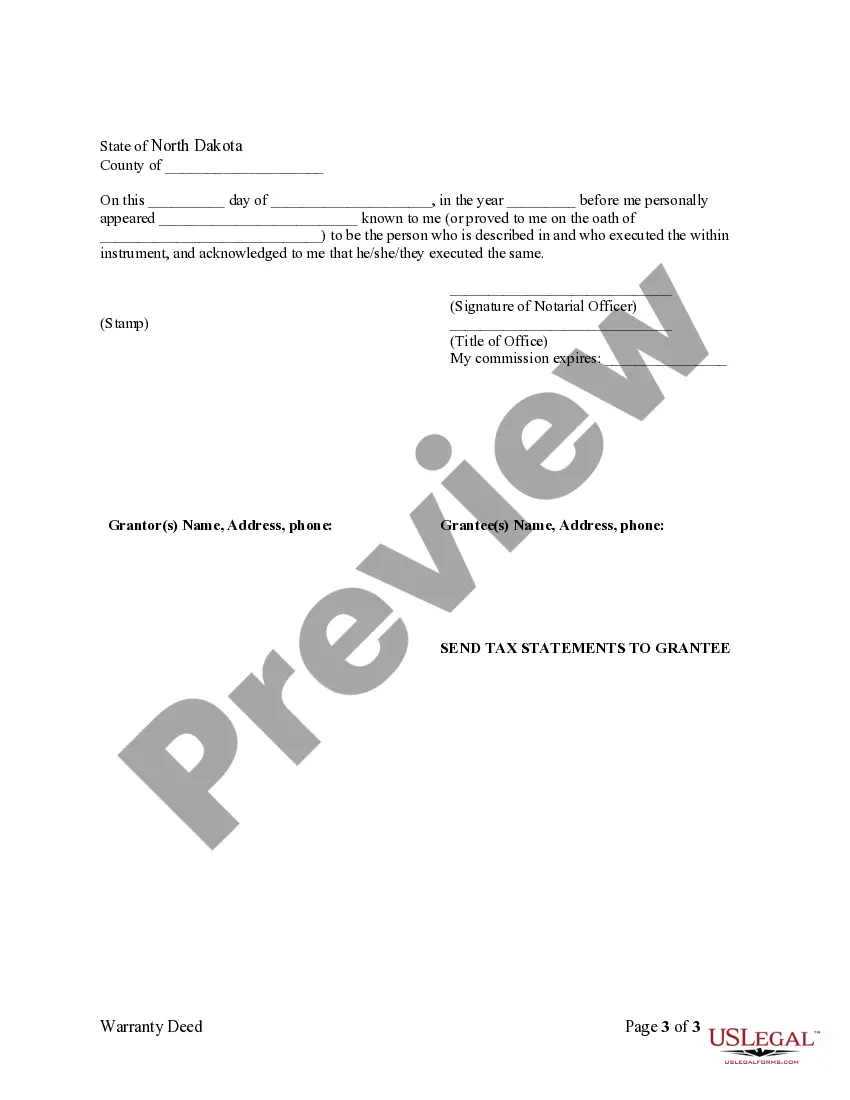 Preview Warranty Deed from two Individuals to Husband and Wife