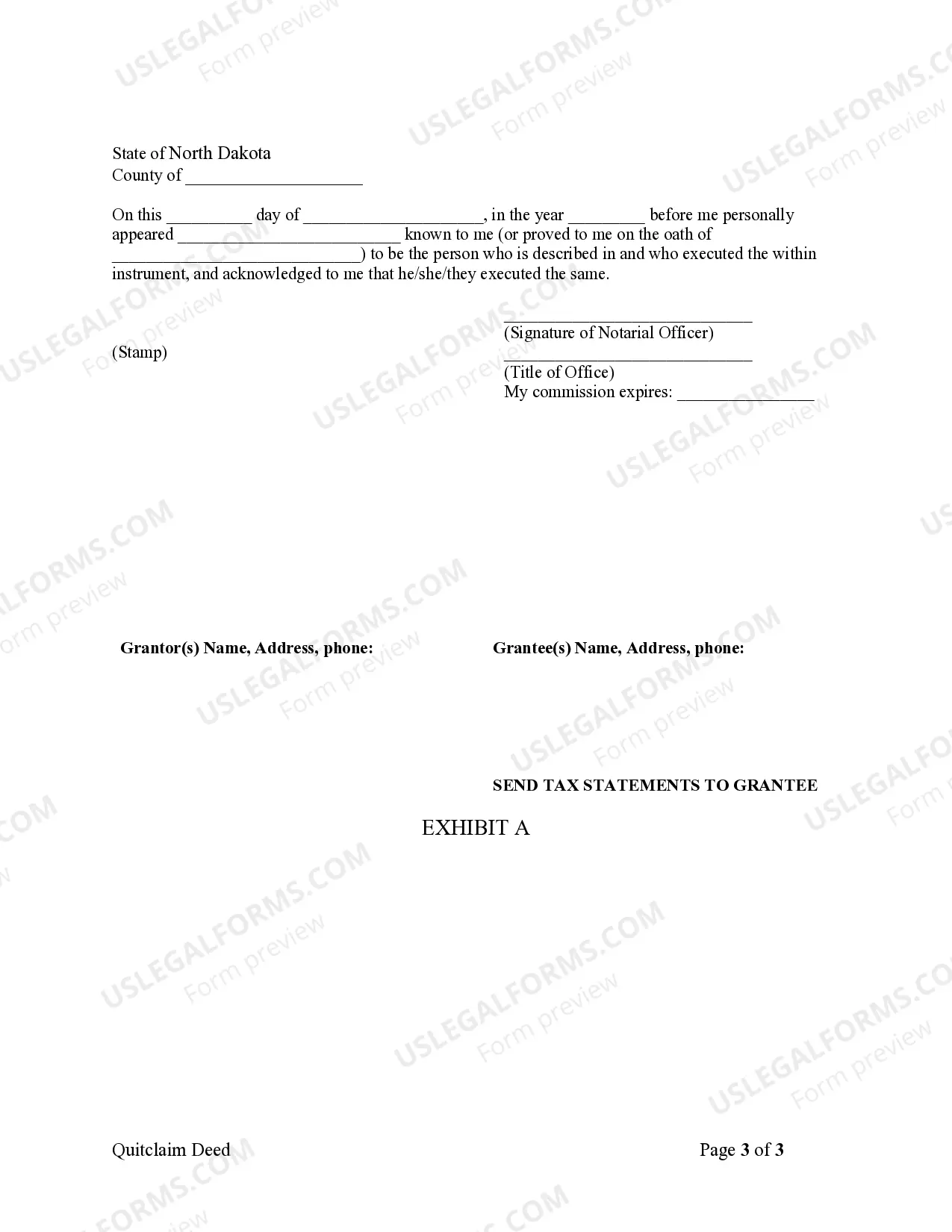 Preview Quitclaim Deed by Two Individuals to Corporation