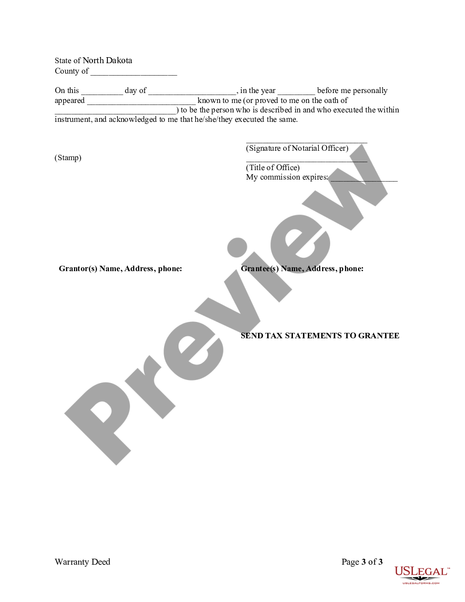 page 2 Warranty Deed from two Individuals to Corporation preview