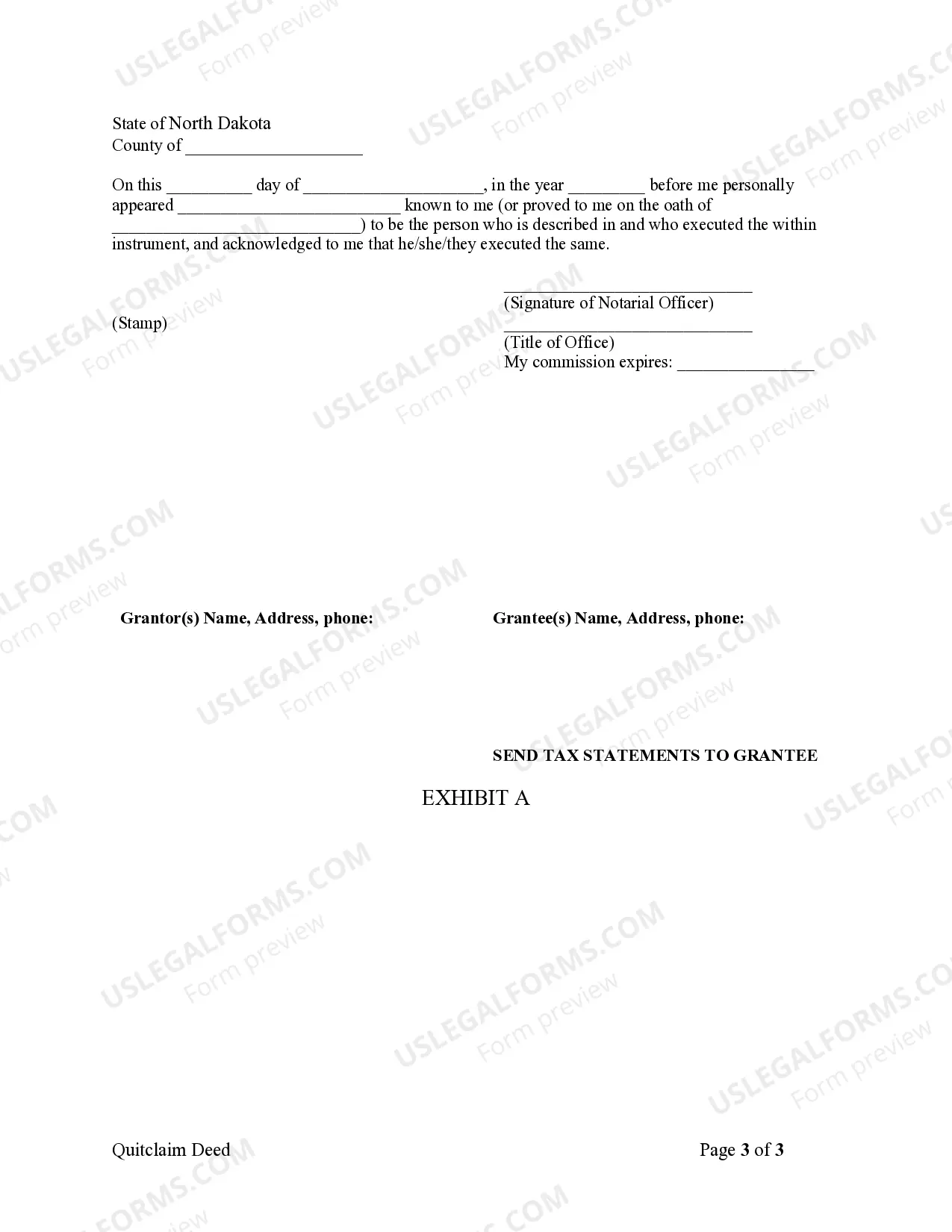 Preview Quitclaim Deed from Husband and Wife to Corporation