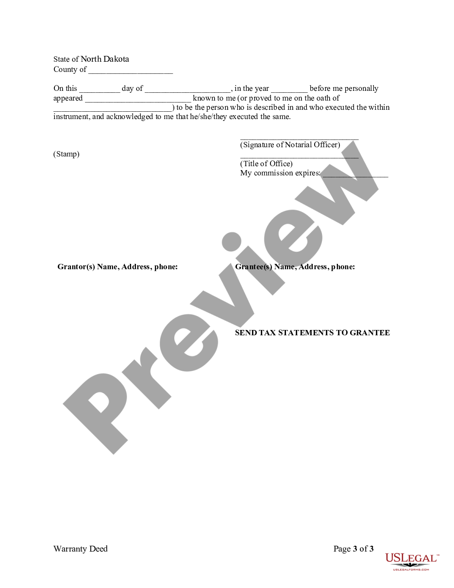 page 2 Warranty Deed from Husband and Wife to LLC preview