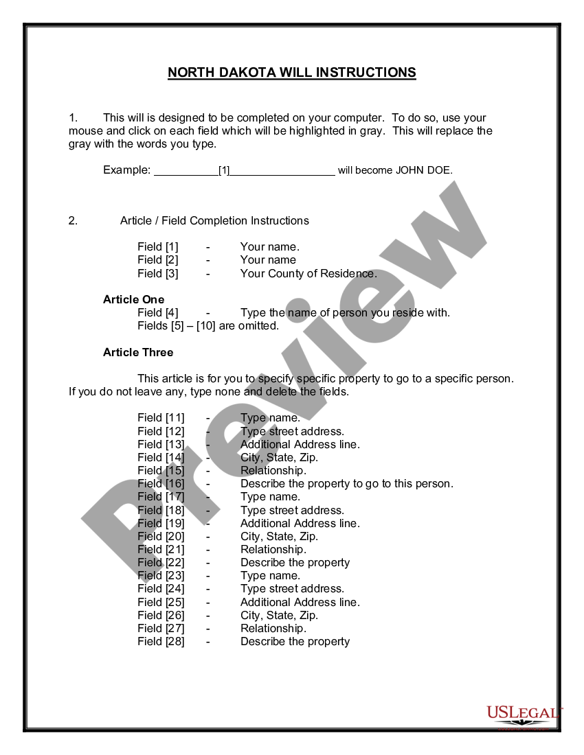 page 0 Mutual Wills containing Last Will and Testaments for Unmarried Persons living together with No Children preview